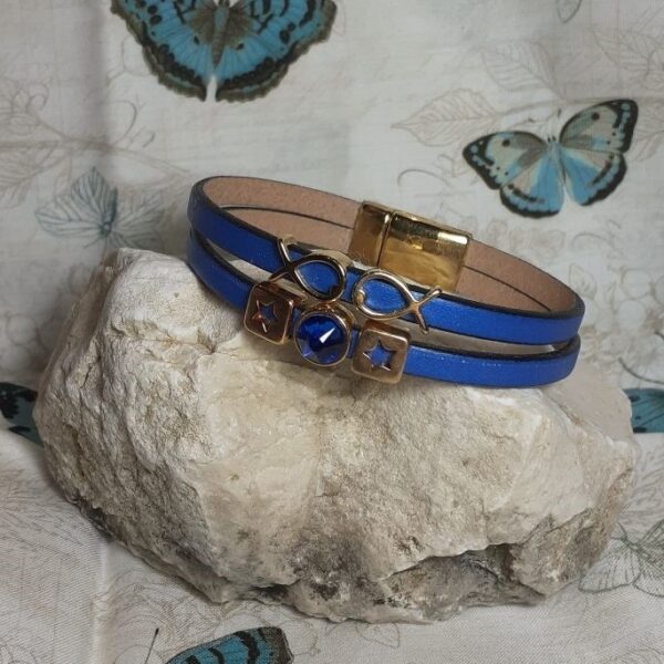 Bracelet Infini bleu