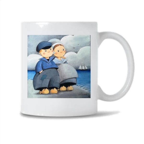 Mug et pot à crayons Couple à la caravelle