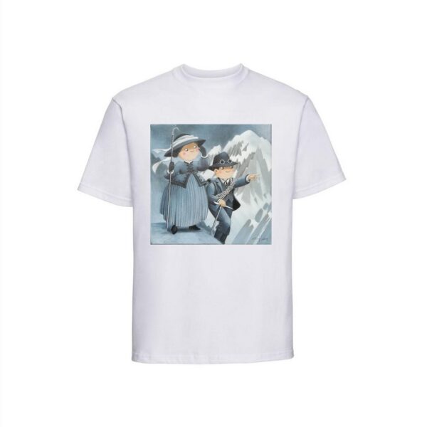 T-shirt Guide et cliente au sommet