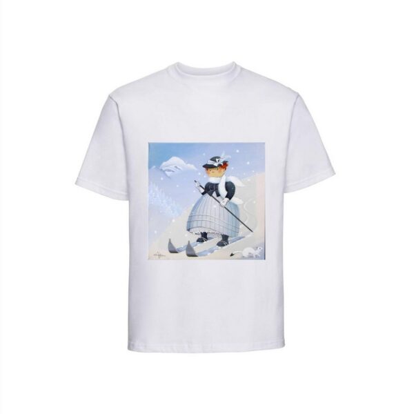 T-shirt Skieuse à l'hermine