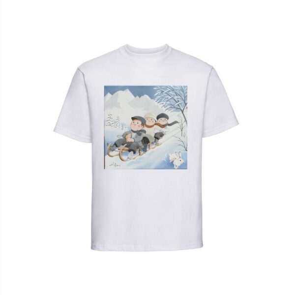 T-shirt Partie de luge