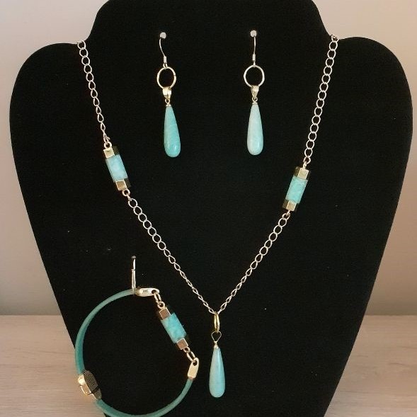Parure Amazonite- Parure